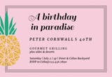 Pineapple Paradise - Birthday Invitation